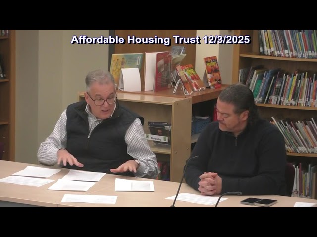 Middleton Affordable Housing Trust | 12 3 25