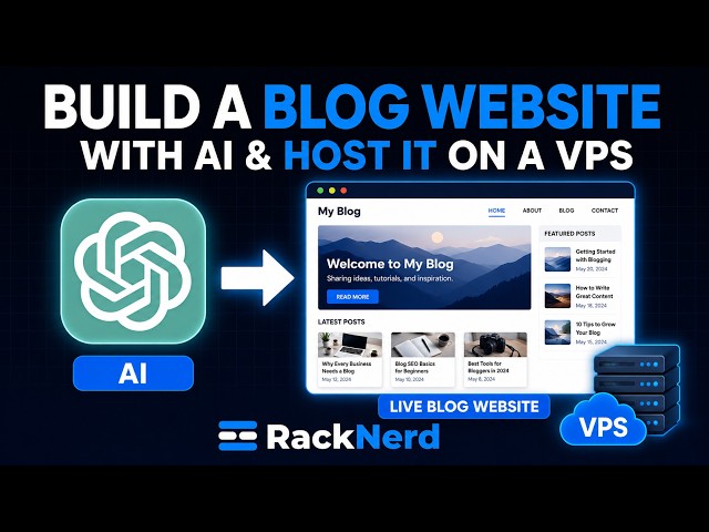 How I Built a Blog Website with AI and Hosted It on a VPS