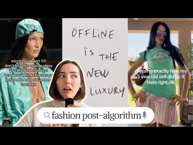 the analogue trend has BROKEN fashion