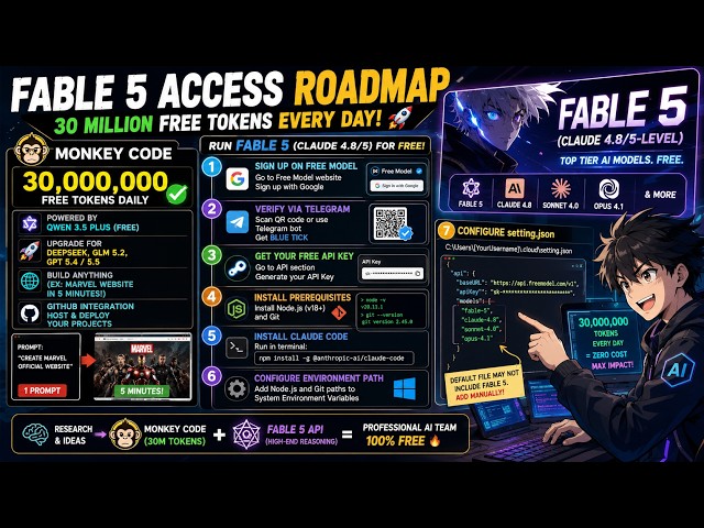 Technical Roadmap: Access High-End AI Models & Build for Free with 30M Daily Tokens