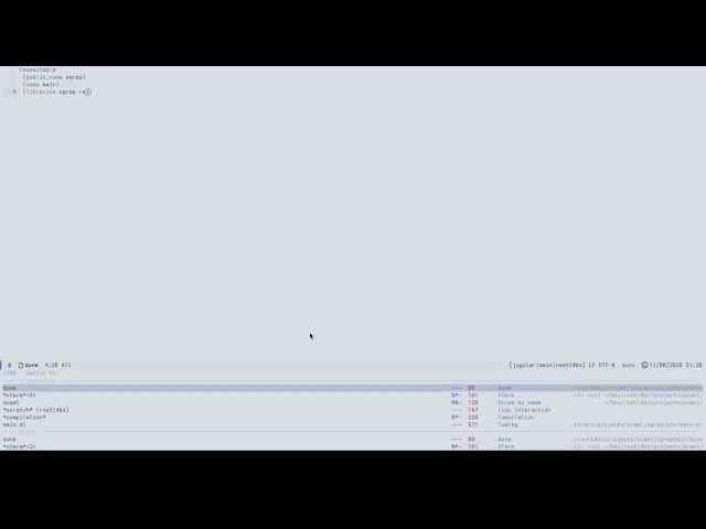 Implement a Simple Grep-like CLI Tool in OCaml Using Dune part 1