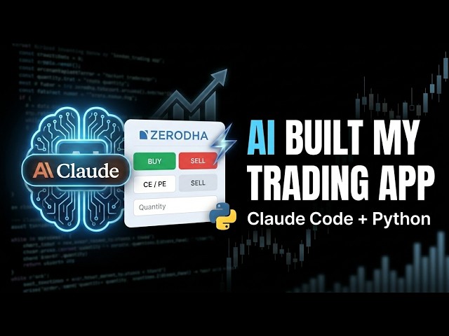 🚀 Build a Zerodha Scalping Order Panel with AI (Claude Code + Python)
