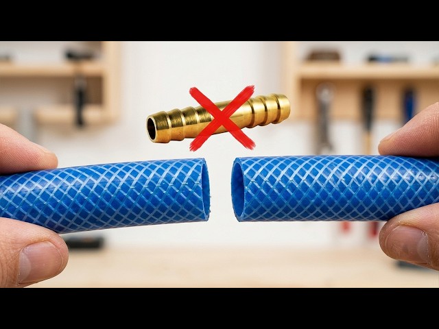 Few people know this secret! Join two water pipes together very securely without glue!