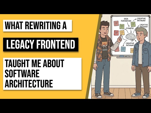 What Rewriting a Legacy Frontend Taught Me About Software Architecture