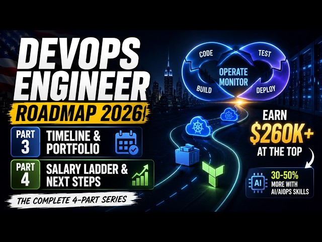 DevOps Engineer Roadmap 2026 | Complete Beginner Guide (Part 3 & 4)