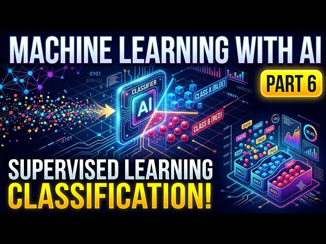 Supervised Learning: Classification Explained! | Machine Learning with AI (Part 6) in Eng& Telugu 