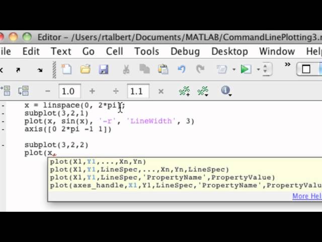 MATLAB Command Line Plotting, Part 3