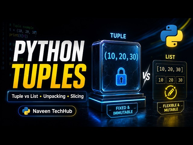 Python Tuples Explained Simply | Beginner to Interview Level Tutorial