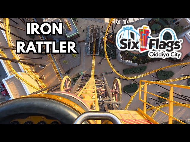 Iron Rattler On Ride POV - Six Flags Qiddiya City