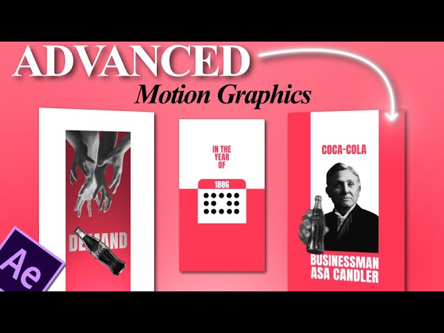 ADVANCED MOTION GRAPHICS reel tutorial in After Effects