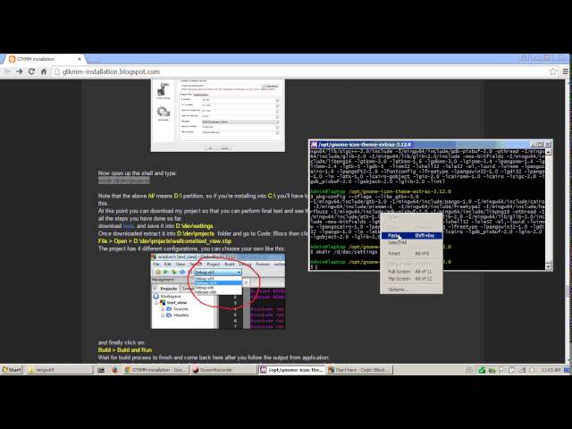 latest gtkmm install on Windows