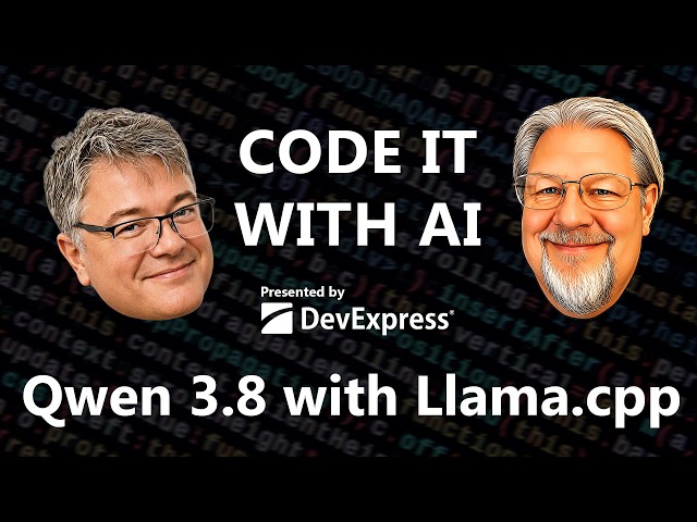 Code it with AI - Qwen 3.8 with Llama.cpp (ep.44)