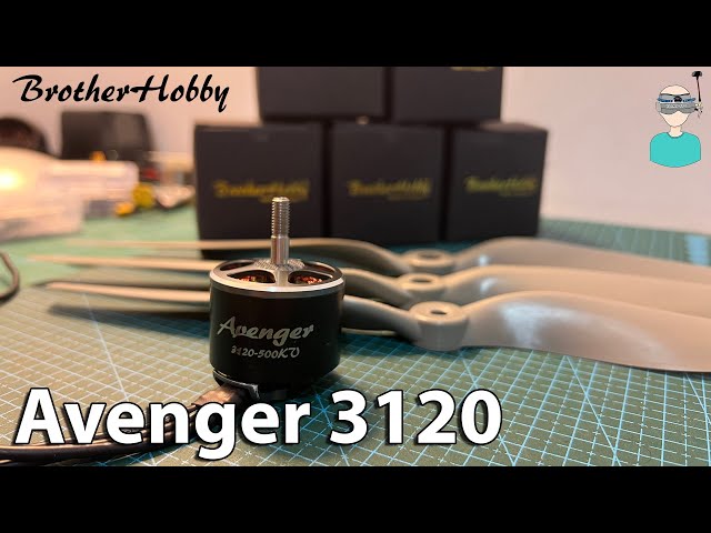 Big Props / Big Motor - BrotherHobby Avenger 3120 500KV Motor Thrust Test