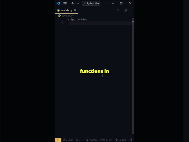 Power of Python LAMBDA FUNCTIONS! #python #programming #coding