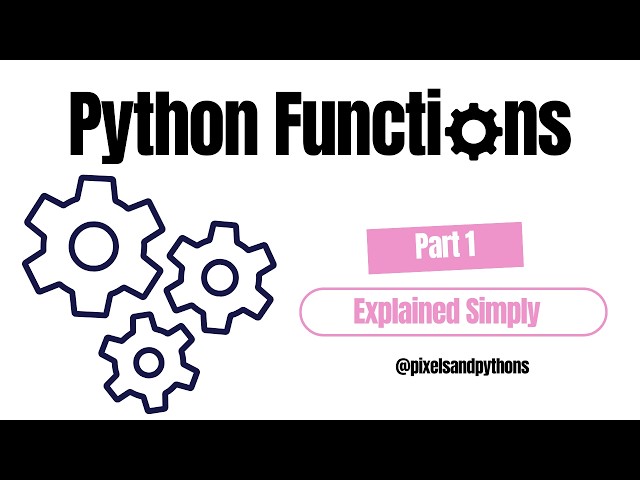 Python Functions in 2 Min  | Part 1 | Beginner Guide