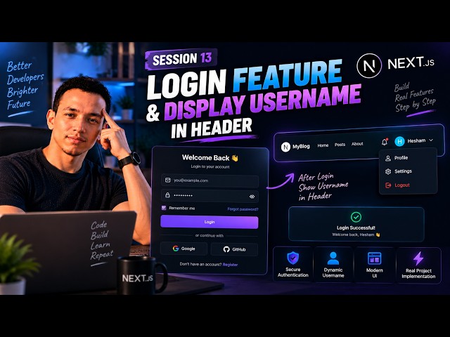 Next.js Course – Phase 2 | Login Auth Feature in Next.js