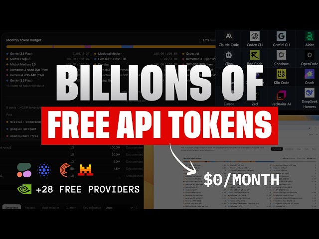Billions of Free LLM Tokens Are Now Up for Grabs (FreeLLMAPI)