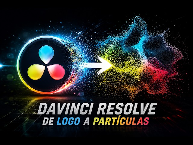 LOGO to PARTICLES 🔥 | + FREE PLUGIN / DaVinci Resolve