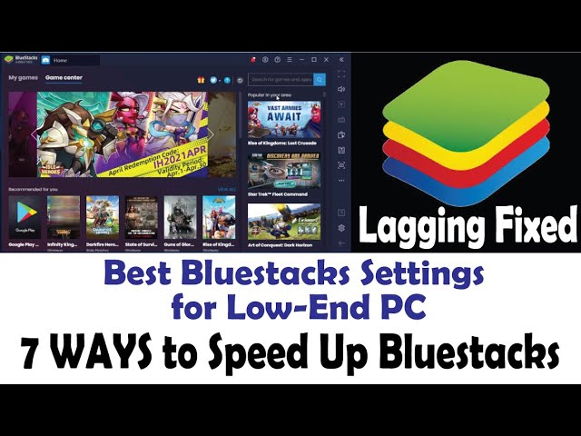 Bluestacks 4 Best Settings for Low end PC | Speed up Bluestacks