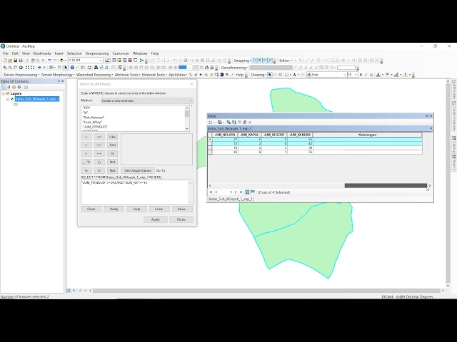 Simple Multi Criteria Analysis with Select By Attribute in ArcGIS