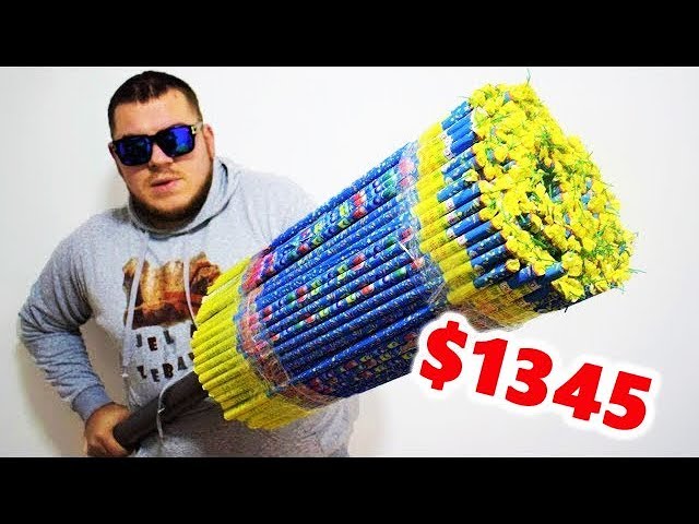 $1345 WAS SPENT ON THESE 100.000 FIREWORKS COMPILATION VIDEOS