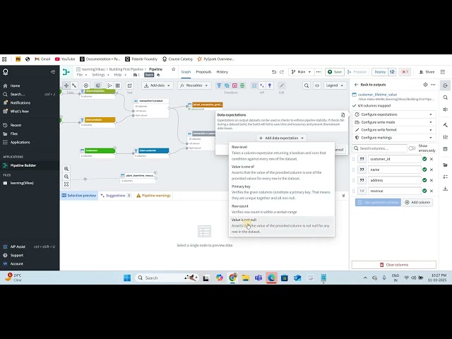 Data Expectations in Pipeline Builder | Palantir by Vikas Yadav | @Vikasteach