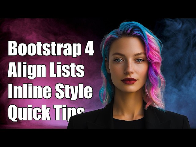 Bootstrap 4 - Horizontally Align Inline Lists