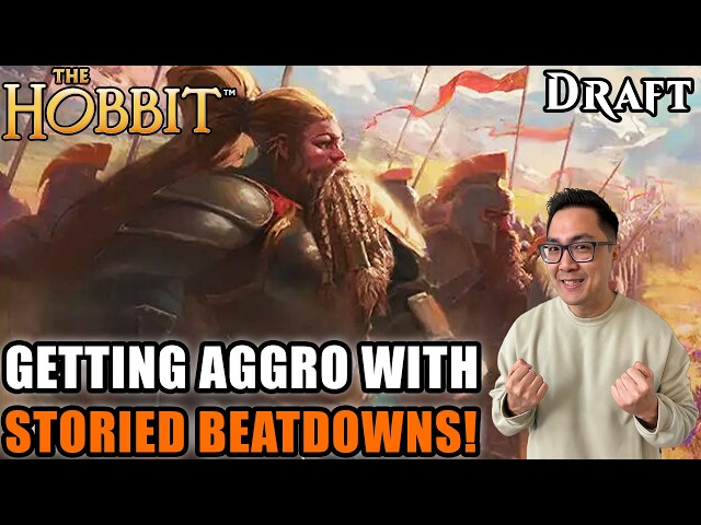 Getting Aggro With Storied Beatdowns! | The Hobbit Draft | MTG Arena