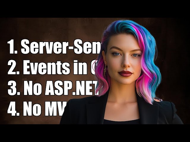 How to Implement Server-Sent Events in C# Without ASP.NET or MVC
