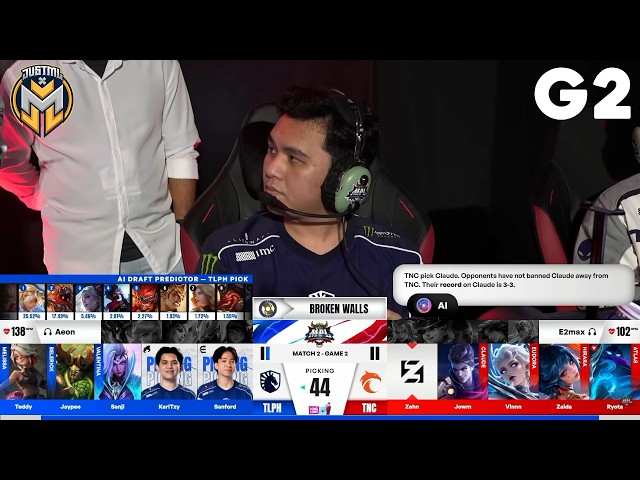 TEAM LIQUID PH vs TNC | Game 2 | MPL PH S18 | WEEK 3 DAY 2