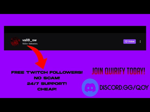 THE Best Free Twitch Follower Bot Discord Server working 2026 January