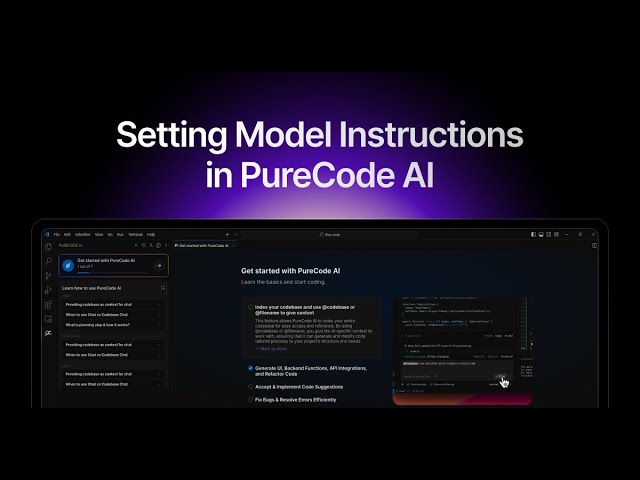 Customizing Model Instructions