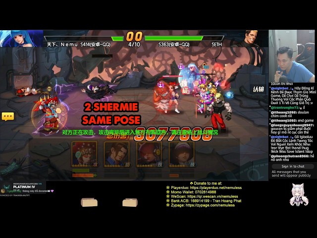 ☘ KOF98UMOL CN Peak Battles Skill Card 2 Shermie Same Pose 260806 (巅峰对决) - Nemuless❀