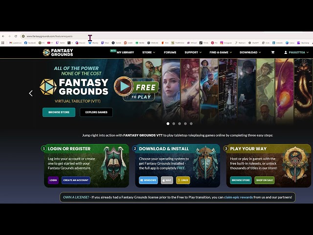 Fantasy Grounds Feature Requests