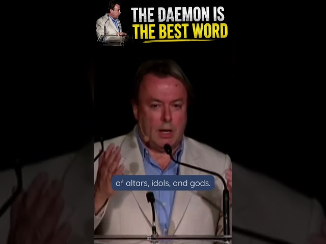 Christopher Hitchens: “The Daemon Is the Best Word” #youtubeshorts  #shorts #demon #ytshorts