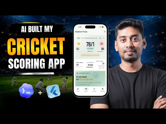 Build a Flutter Cricket Live Score App with AI (OpenAI Codex + Flutter Tutorial 2026)