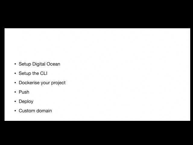 Digital Ocean App Platform & Container Registry