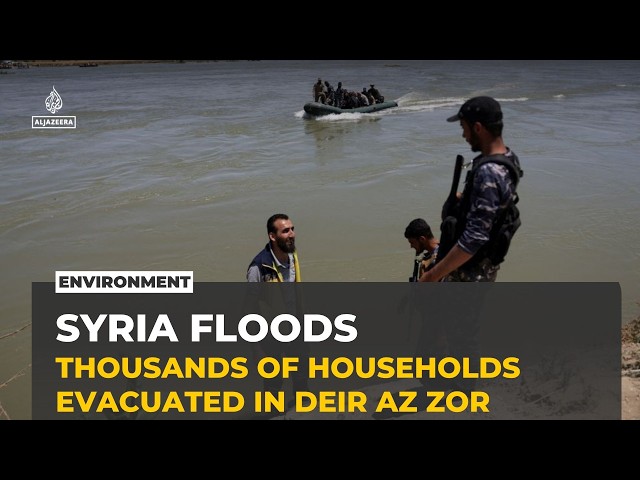 Euphrates floods displace thousands as rising waters devastate eastern Syria