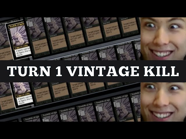 EZ Turn 1 Kill | Vintage Cube | MTGO