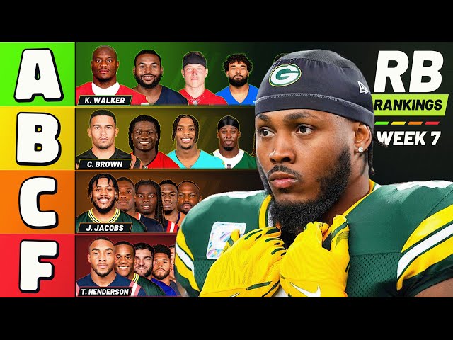 Ranking Every Week 7 Running Back as a Sit or Start