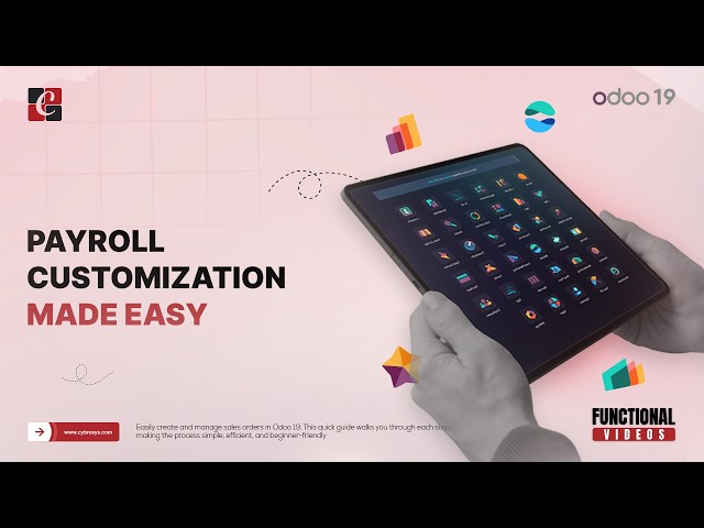 Odoo 19 Payroll Customization Made Easy | No Code Solution | Odoo 19 | Odoo 19 Functional Tutorials