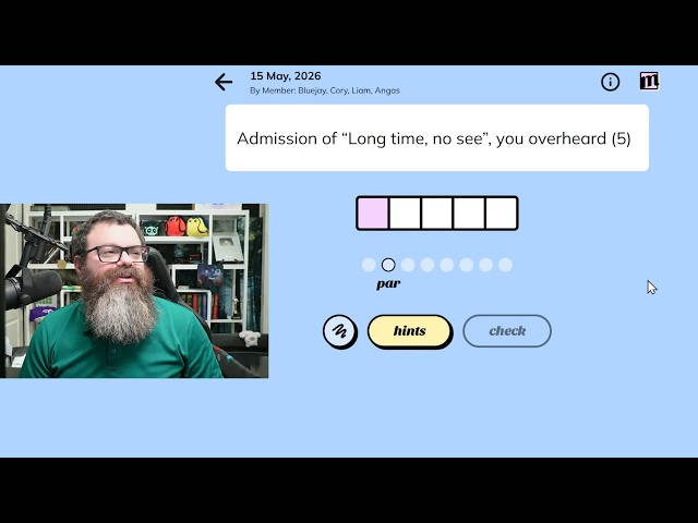 Unedited Minute Cryptic May 15, 2026