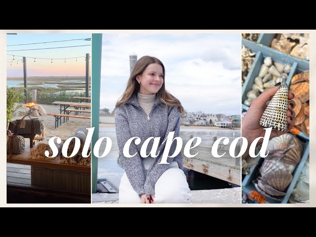 VLOG: I took my dream SOLO trip to Cape Cod :-)