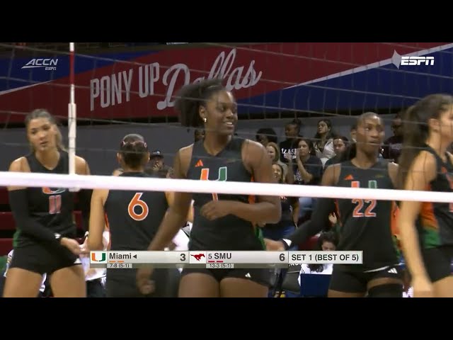 Miami vs. SMU Full Match Replay | 2026 ACC Volleyball