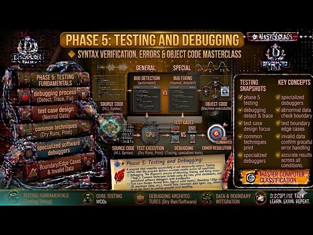 Testing & Debugging | Types of Errors & Program Debugging