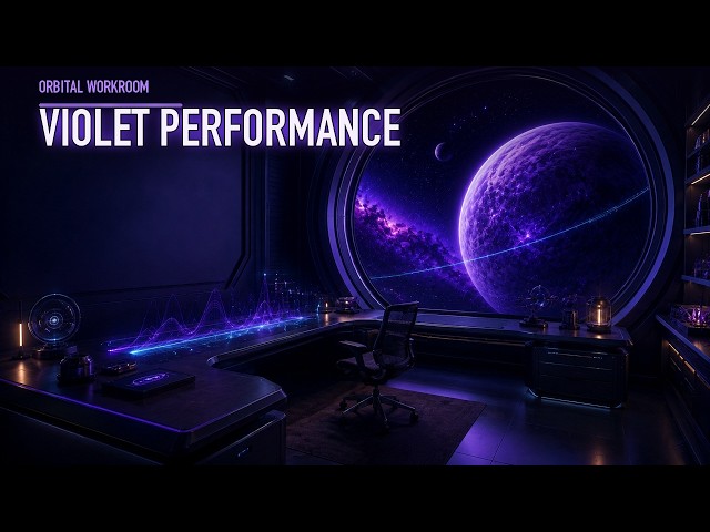 Performance Optimization Music at a Violet Observatory | 13-Min Coding Focus