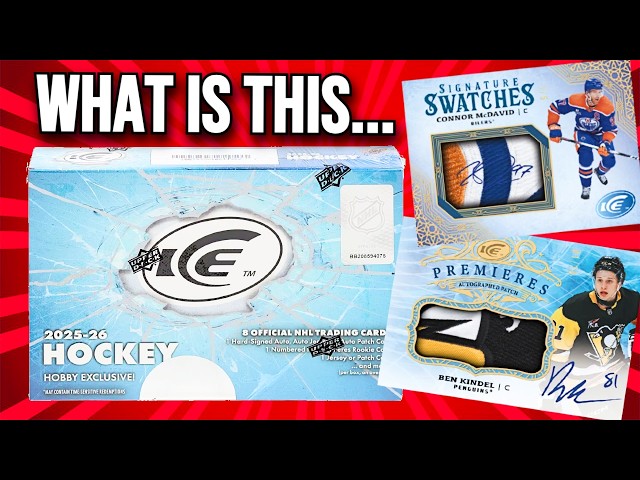 ¿SIN AUTÓGRAFO...?? Apertura de cajas hobby de hockey 2025-26 Upper Deck ICE !! 🔥