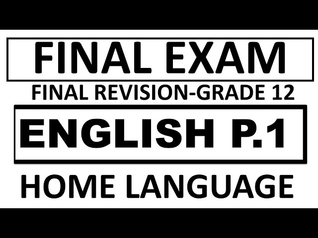 2026 ENGLISH HL PAPER 1  GRADE 12 ENGLISH HL P.1  MAY JUNE EXAM P.1 ENGLISH FHL  [THUNDEREDUC]  P.1