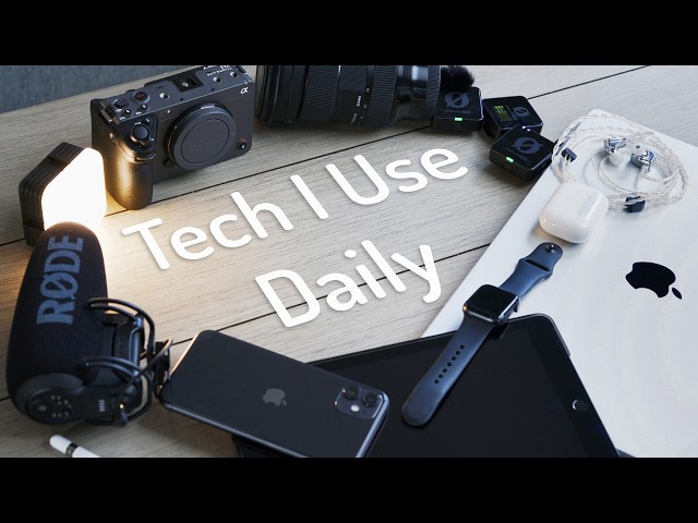 Tech I use every day as a creator/ video editor