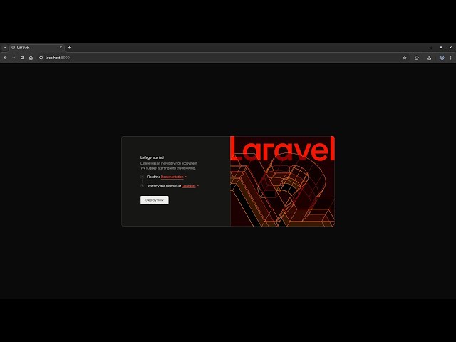 PHP Web Framework Laravel